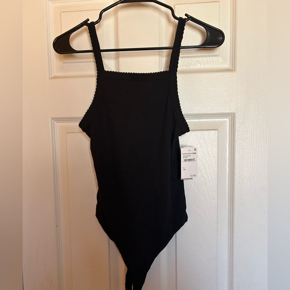 NWT Brass plum/Nordstrom spaghetti strap bodysuit
